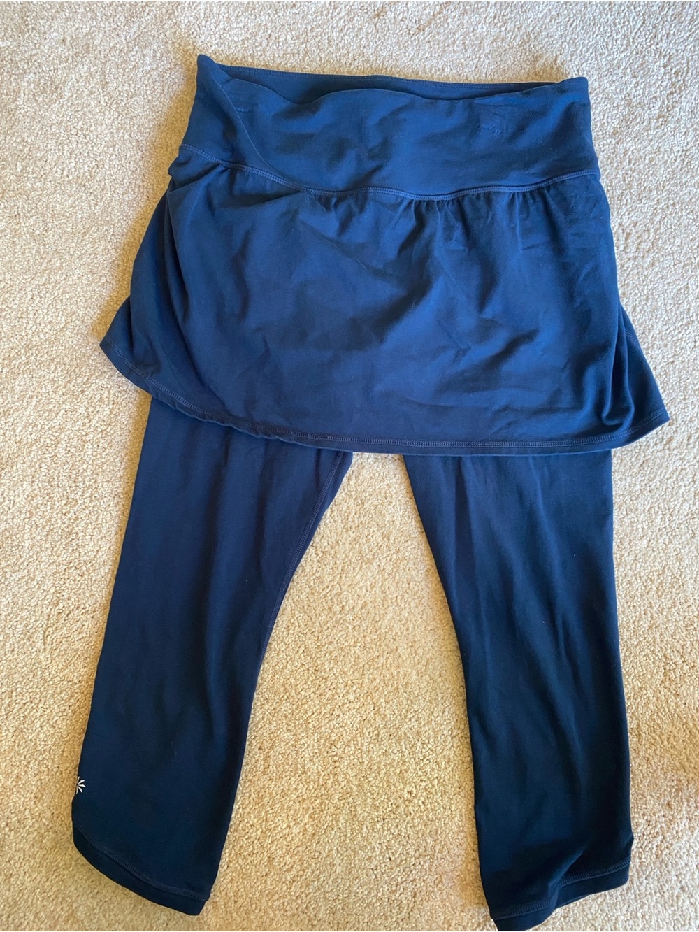 Athleta Navy Skort Leggings - Deep Navy